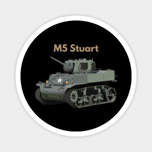 M3/M5 Stuart American WW2 Tank Magnet